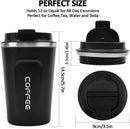 Thermos cup 12 oz - Stainless Steel Vacuum Insulated Coffee Travel Mug Spill Proof with Lid