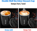 Thermos cup 12 oz - Stainless Steel Vacuum Insulated Coffee Travel Mug Spill Proof with Lid