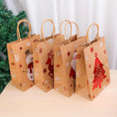 1/2/3Pcs Christmas Kraft Paper Bag