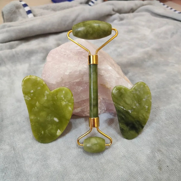 Natural Gua Sha Massager For Face Jade Roller