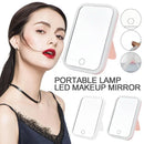 Portable Folding Mirror Lighted Mirror LED 3Colors