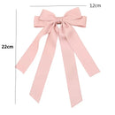 Silky Satin Hair Bows Ribbon Hair Clips