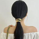 Metal Smooth Elastic Hair Loop Hairbands for Women