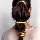 Metal Smooth Elastic Hair Loop Hairbands for Women