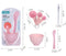 6 pcs Set Pink Mask Bowl Facial Mask Full DIY Beauty