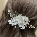 White Flower Hairpins Elegant Women Hair Accessories