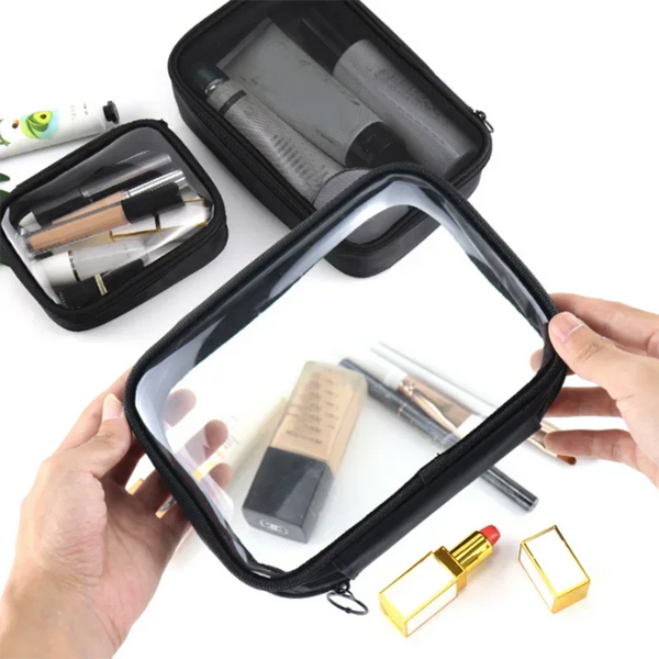 Black Transparent Travel Cosmetic