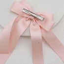 Silky Satin Hair Bows Ribbon Hair Clips