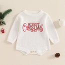 My First Xmas Knit Bubble Bodysuit For Infant Boys And Girls